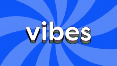 Mavi arkaplandaki satırlar üzerinden titreşimlerin canlandırılması. Sosyal medya ve dijital arayüz konsepti dijital olarak oluşturulmuş video.