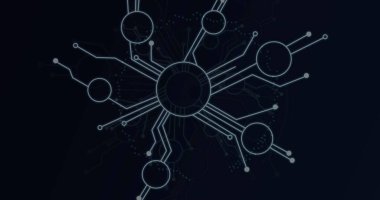 Kapsam taraması, insan ve tıbbi veri işleme bileşimi siyah arka planda. Dijital görüntü oluşturulmuş küresel iletişim dijital arayüzü ve veri teknolojisi kavramı.