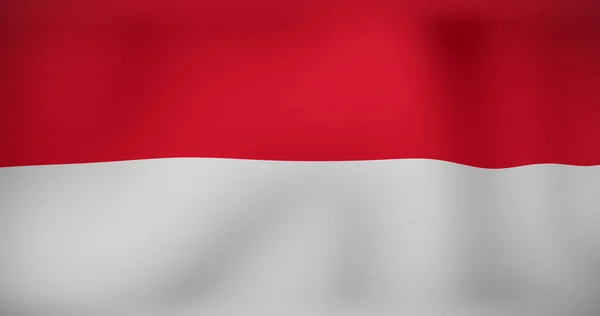 Gambar Pemrosesan Data Atas Bendera Indonesia Bisnis Global Keuangan Dan — Stok Foto