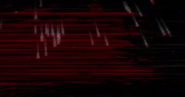 Veri işleme üzerinde şekillerin canlandırılması. Küresel iş ve dijital arayüz kavramı dijital olarak oluşturulmuş video.