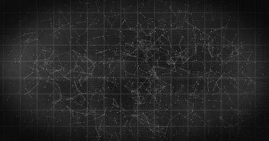 Arkaplanda sayılarla, veri işleme ve bağlantı ağıyla dijital arayüzle parlayan üç dijital zincirin resmi. Çevrimiçi güvenlik kavramı dijital olarak oluşturulmuş görüntü.