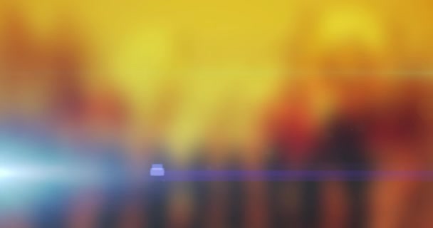 Анімація Світлових Плям Розмитому Фоні Абстрактний Фон Концепція Цифрового Інтерфейсу — стокове відео