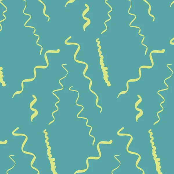 Αφηρημένη Απεικόνιση Των Κίτρινων Κυματοειδών Γραμμών Πράσινο Φόντο Φόντο Αφηρημένη — Φωτογραφία Αρχείου