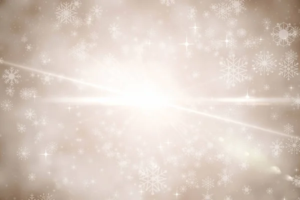 Αφηρημένη Απεικόνιση Των Νιφάδων Χιονιού Των Χριστουγέννων Και Σημείο Του — Φωτογραφία Αρχείου