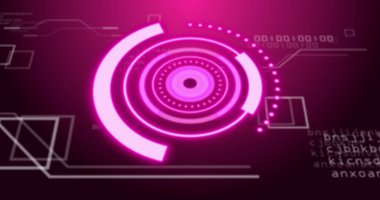 Veri işleme üzerine sosyal medya simgeleriyle birlikte tarama alanı görüntüsü. Küresel teknoloji, çevrimiçi güvenlik ve dijital arayüz kavramı dijital olarak oluşturulmuş görüntü.