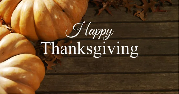 Digitally Generated Image Happy Thanksgiving Concept — Stock Photo, Image