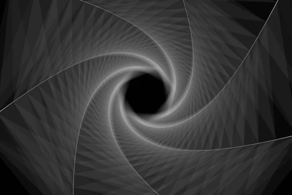 Streszczenie Ilustracji Elementu Spirografu Czarnym Tle Tło Technologii Abstrakcyjną Fakturą — Zdjęcie stockowe