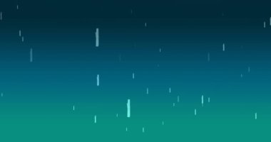 Mavi arka planda hipnotik hareketlerle hareket eden çoklu parlayan mavi yıldızların animasyonu. Renk ve hareket kavramı dijital olarak oluşturuldu.