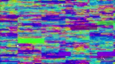 Ekranın animasyonu. Parlak parlak çizgili. Hipnotik hareketlerle titreşen kusursuz döngü. Tekrarlama soyut ve renk kavramı dijital olarak oluşturuldu.