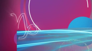 Mavi arka planda DNA iplikçiklerinin animasyonu. İş enerjisi fikirleri ve eko konsepti dijital olarak oluşturuldu.