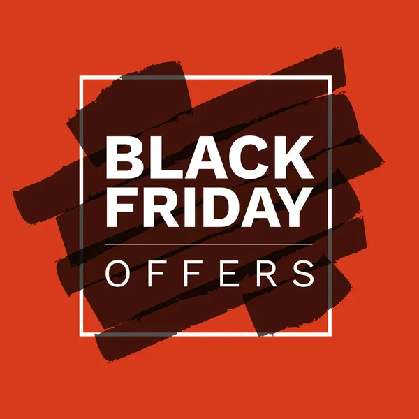 Composition Black Friday Text Red Background Black Friday Celebration Concept — Stock Photo, Image