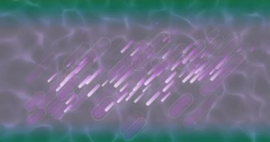 Siyah zemin üzerindeki ışık ve çizgilerin animasyonu. Işık, şablon ve hareket konsepti dijital olarak oluşturulmuş video.