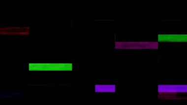 Siyah arka planda yanıp sönen noel ışıklarının animasyonu. Noel, şenlik, kutlama ve gelenek konsepti dijital olarak oluşturuldu.