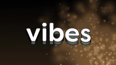 Siyah arkaplandaki noktalı titreşimlerin animasyonu. Video oyunları, iletişim ve teknoloji konsepti dijital olarak oluşturuldu.