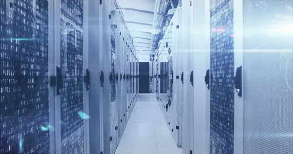 Composition Data Processing Server Room Global Technology Computing Digital Interface — Stock Photo, Image