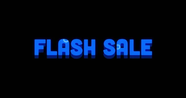 Bild Der Flash Sale Werbung Mit Wirbelndem Farbdesign — Stockfoto