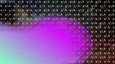 DNA iplikçiklerinin dönmesi, desen ve veri işleme animasyonu. Küresel bilim, araştırma, hesaplama ve veri işleme kavramı dijital olarak oluşturulmuş video.