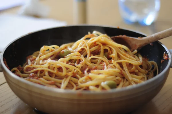 Italian dinner — Stock Photo, Image