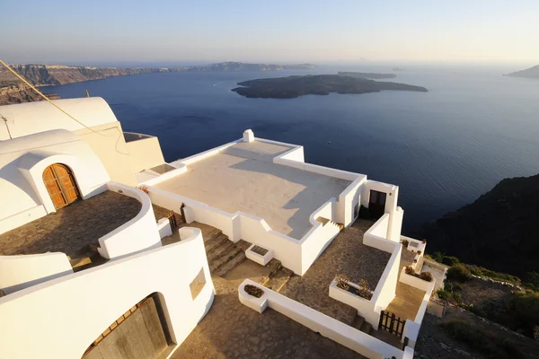 Roofs in Santorini — Stock Photo, Image