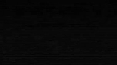 TV Statik Elektronik Gürültü Arkaplan Animasyonu 'nun kötü sinyali. Zavallı İşaret İşareti. Sinyal Yok