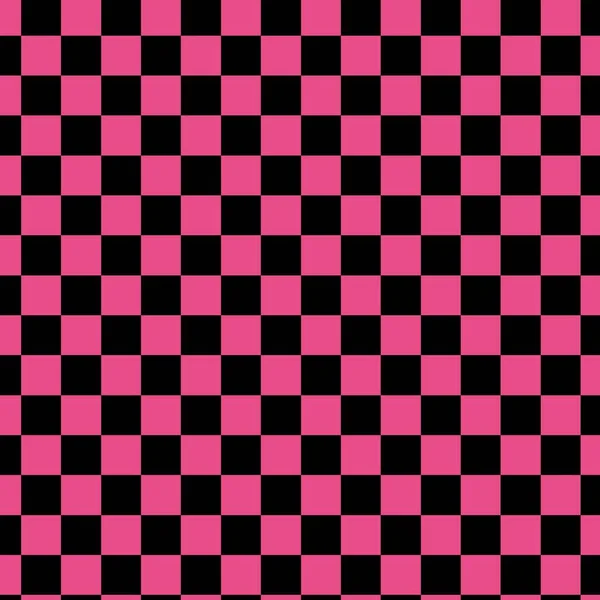 Abstract Dark Pink Black Chess Board Background Color Squares Checkerboard — Stock Photo, Image