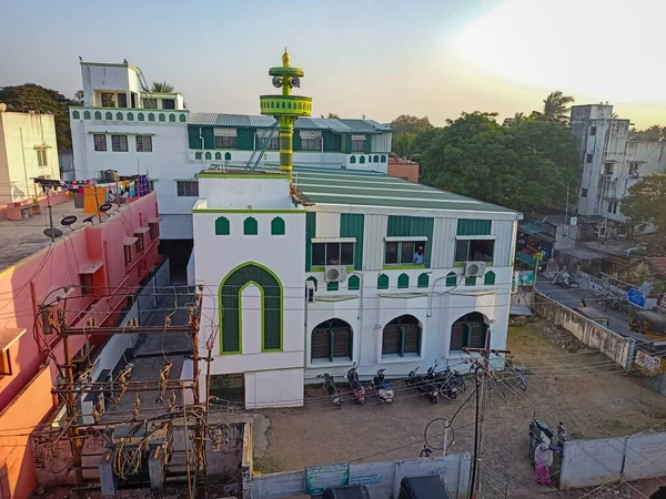 Мусульманський Храм Мечеті Ченнаї Індія Індійська Мечеть — стокове фото