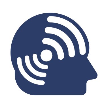 Baş bağlantı logosu simgesi tasarımı. Eşi ve kafa kombinasyonu tasarımı.