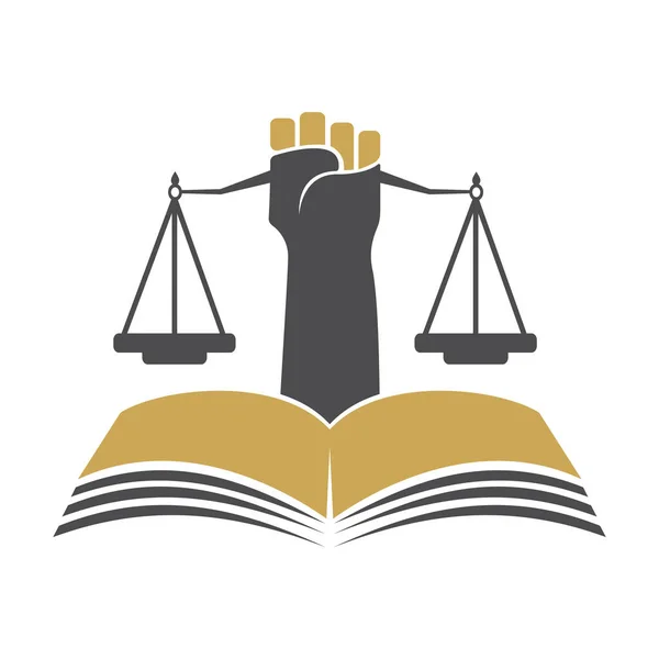 Bildung Law Balance Und Rechtsanwalt Monogramm Logo Design Kanzlei Offenes — Stockvektor