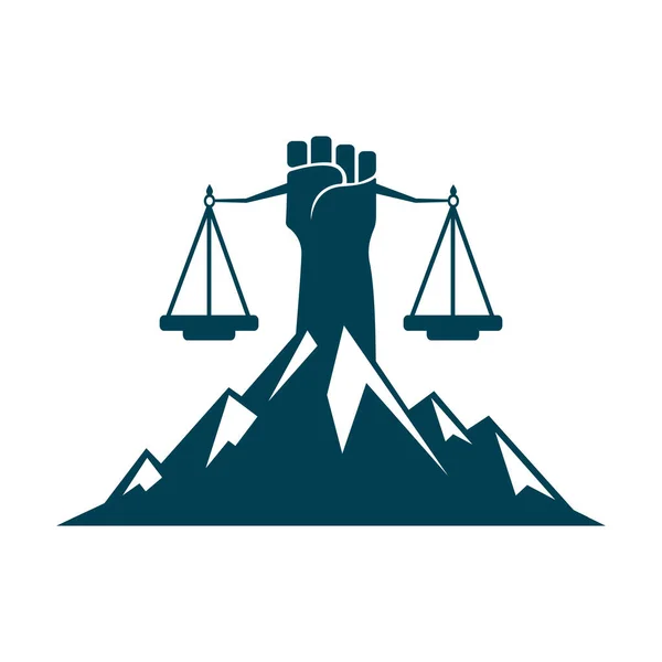 Παιδαγωγικό Δίκαιο Ισορροπία Και Δικηγόρος Μονόγραμμα Σχεδιασμός Λογότυπο Δικηγορικό Γραφείο — Διανυσματικό Αρχείο