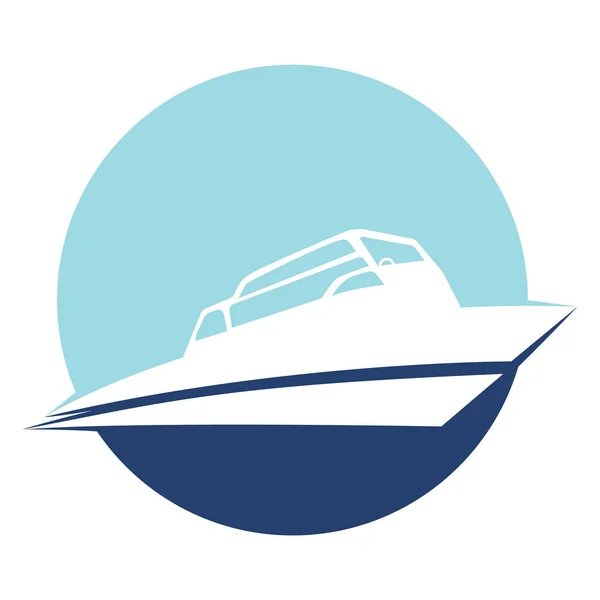 帆船矢量标志设计 帆船图标符号 — 图库矢量图片