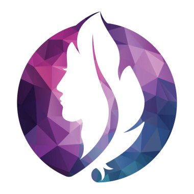 Yumuşak Güzellik Logosu Şablon Tasarım Vektörü. Spa ve Salon logo şablonu.