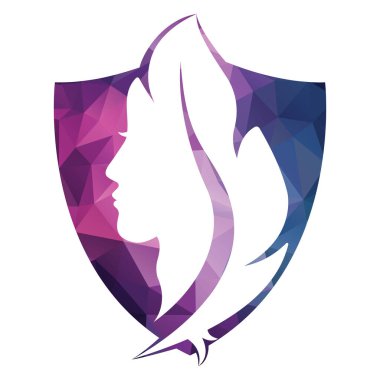 Yumuşak Güzellik Logosu Şablon Tasarım Vektörü. Spa ve Salon logo şablonu.