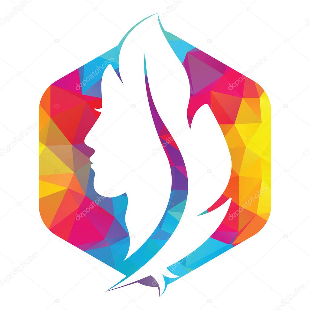Soft Beauty Logo Template Design Vector. Spa and Salon logo template.