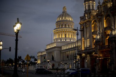 Havana 'daki Meclis Binası ve bitişik sokakları 10 05 2022