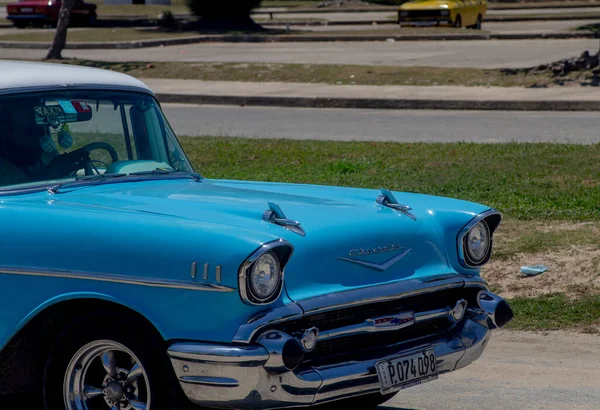 Retro Szczegóły Samochodu Ulicy Miasta Amerykańskie Samochody Cub — Zdjęcie stockowe