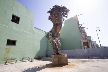 Statue of Primavera in Havana Cuba, the statue was created by sculptor Rafael San Juan. 28 04 2022