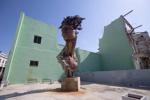 Statue Primavera Havana Cuba Statue Created Sculptor Rafael San Juan — Stockfoto