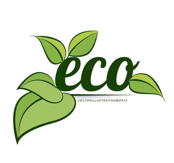 Ecologie ontwerp — Stockvector