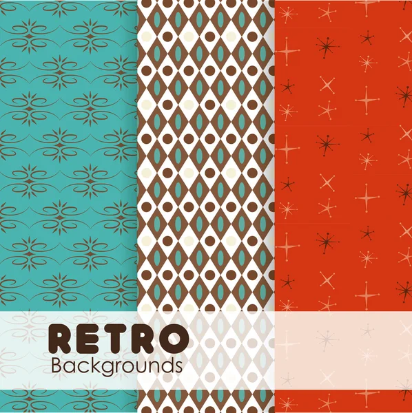 Design retrô — Vetor de Stock