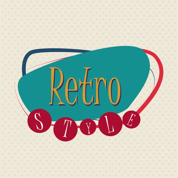 Diseño retro — Vector de stock