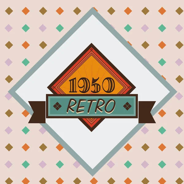 Design retrô — Vetor de Stock