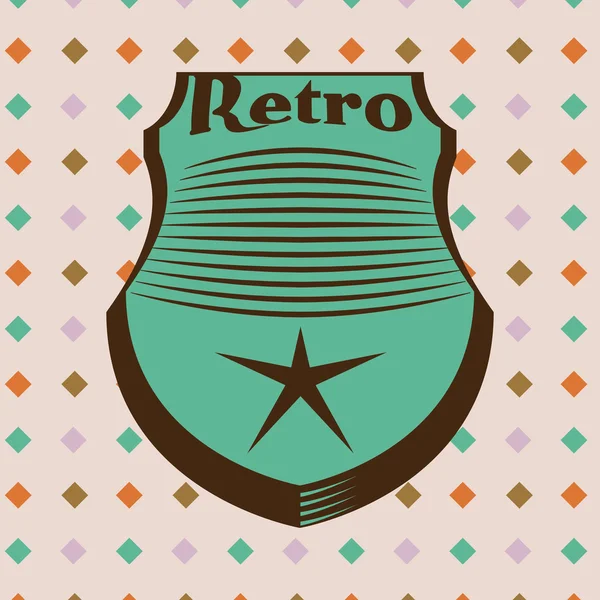 Design rétro — Image vectorielle