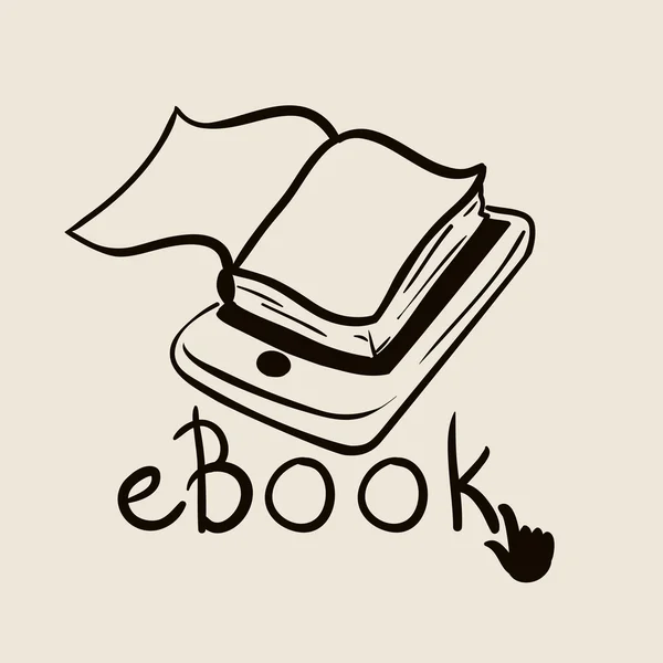 EBook design — Stock Vector