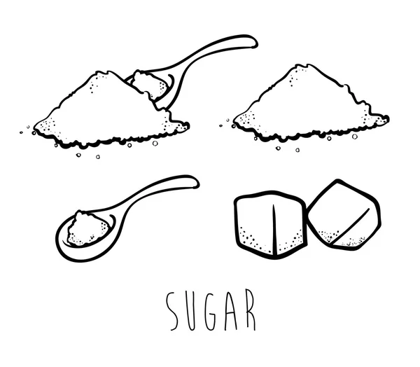Design senza zucchero — Vettoriale Stock