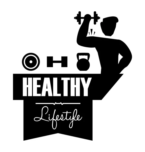 Diseño de fitness — Archivo Imágenes Vectoriales