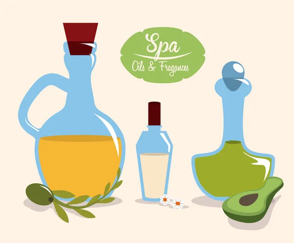 Diseño de spa — Vector de stock