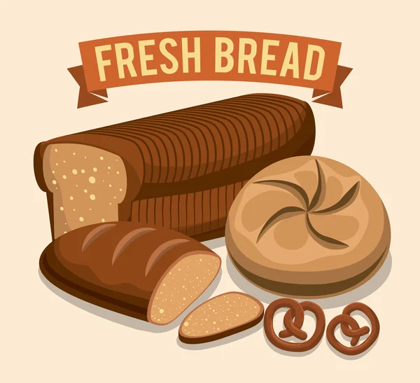 Diseño de panadería — Archivo Imágenes Vectoriales