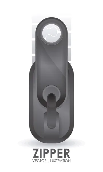 Zipper design — Stock Vector