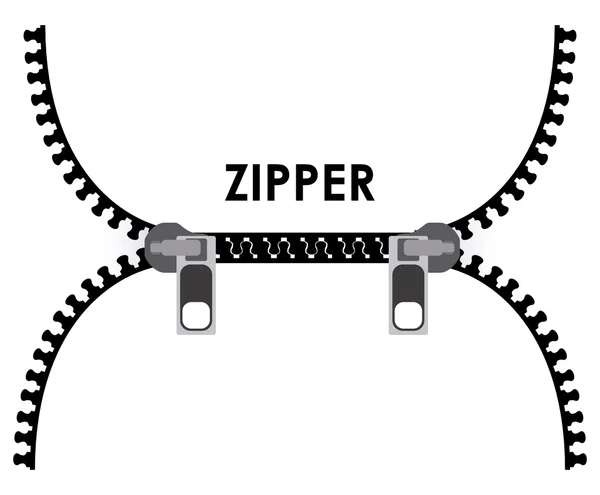 Projeto do zíper — Vetor de Stock