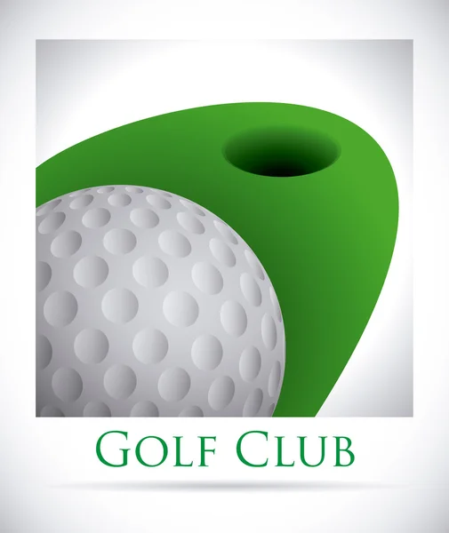 Conception de golf — Image vectorielle